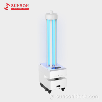 Lámpada luminosa ultravioleta Anti-bacteria Robot antimicrobiano antivirus